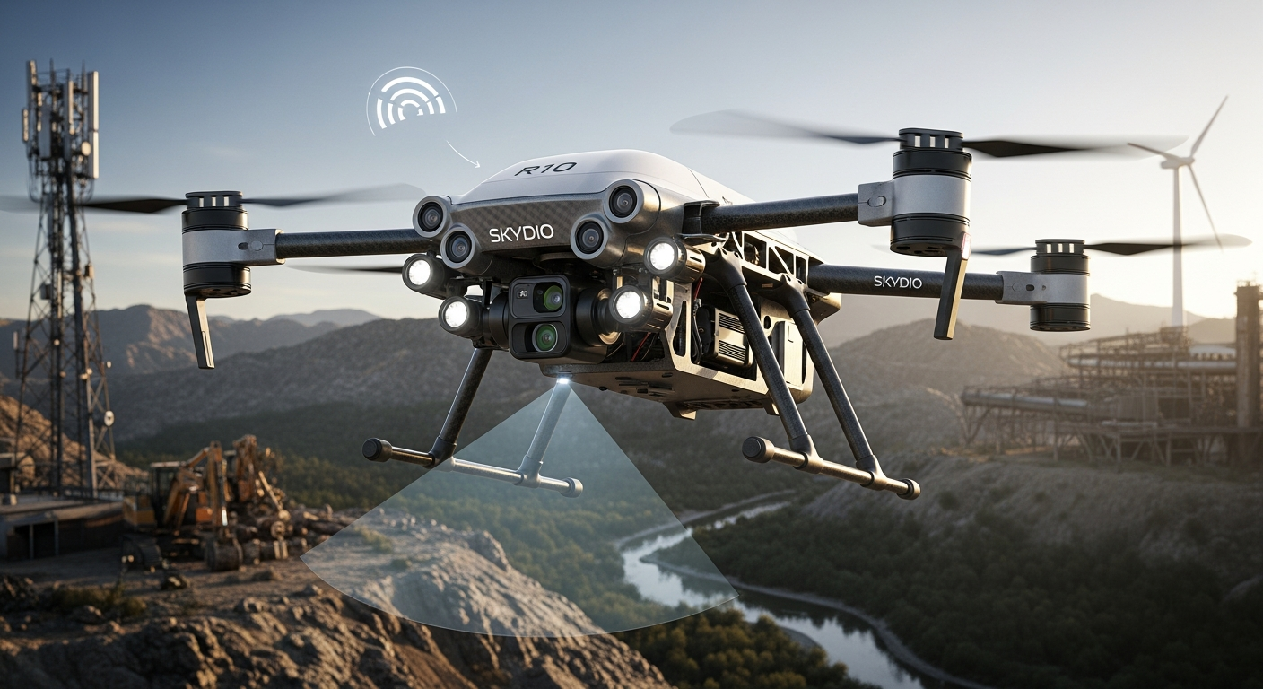 Skydio R10 indoor reconnaissance drone announced at Ascend 2025 for public safety operations